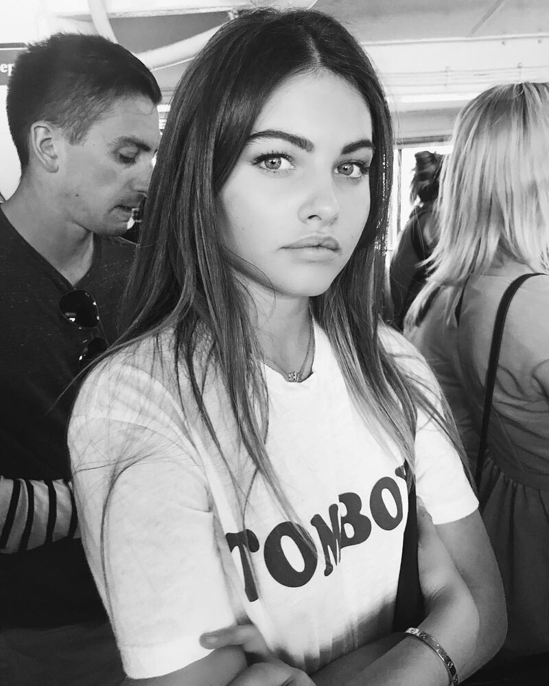 Bild Markiert Mit Skinny Black And White Brunette Thylane Blondeau Celebrity Star Cute