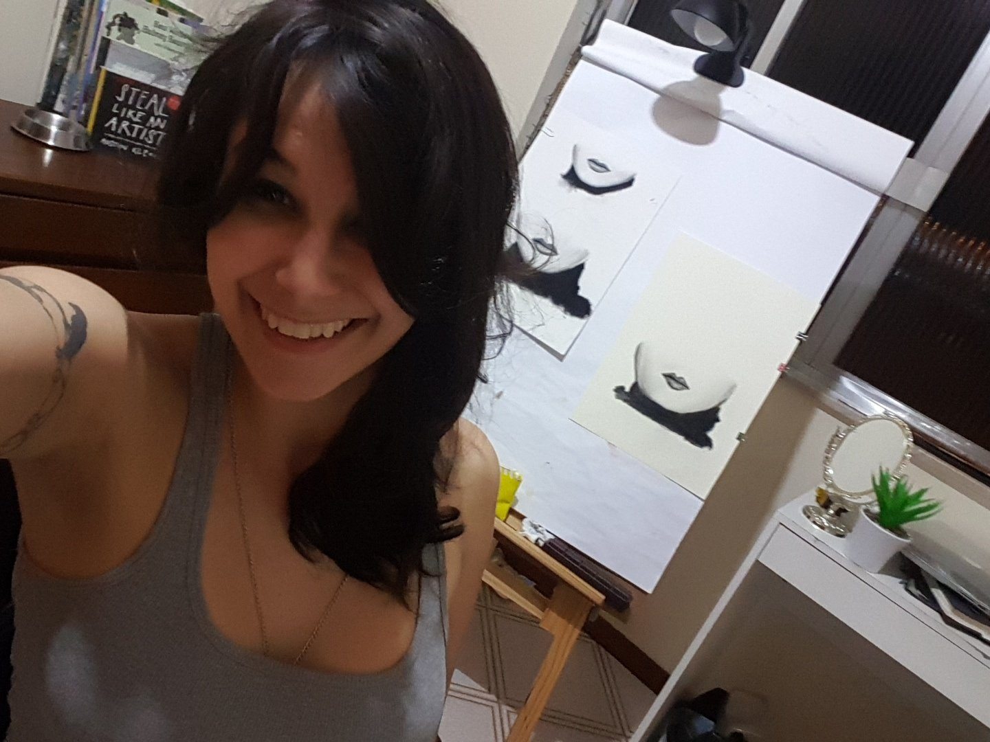 Bild markiert mit: Brunette, Camgirl, GweenBlack, Selfie, Sexy Wallpaper, Smiling