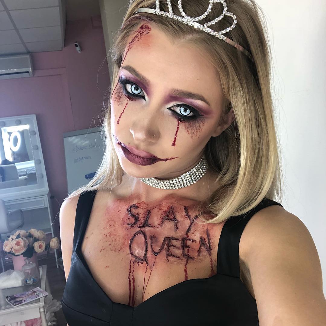 Bild markiert mit: Skinny, Angelie Dolly - Angelica Elishes - Анжелика Элишес, Blonde, Eyes, Halloween