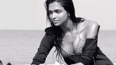 Bild markiert mit: Black and White, Brunette, Deepika Padukone, Celebrity - Star, Indian, Safe for work, Sexy Wallpaper
