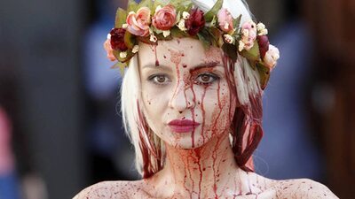 Bild markiert mit: Blonde, Eyes, Face, Femen, Ukrainian