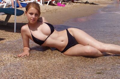 Bild markiert mit: Blonde, Yulia Kharlamova, Beach, Bikini