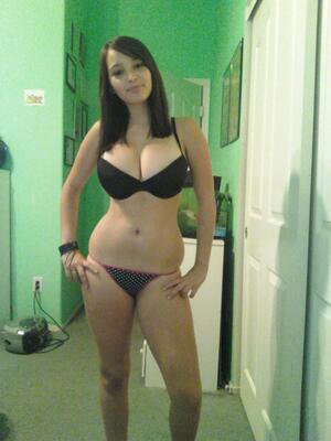 Brunette, Boobs, Busty, Lingerie