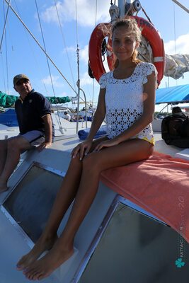 Bild markiert mit: Skinny, Bikini Life Trip to Iguana Island, Blonde, Katya Clover - Mango A, katya-clover.com, Boat, Russian, Safe for work, Small Tits